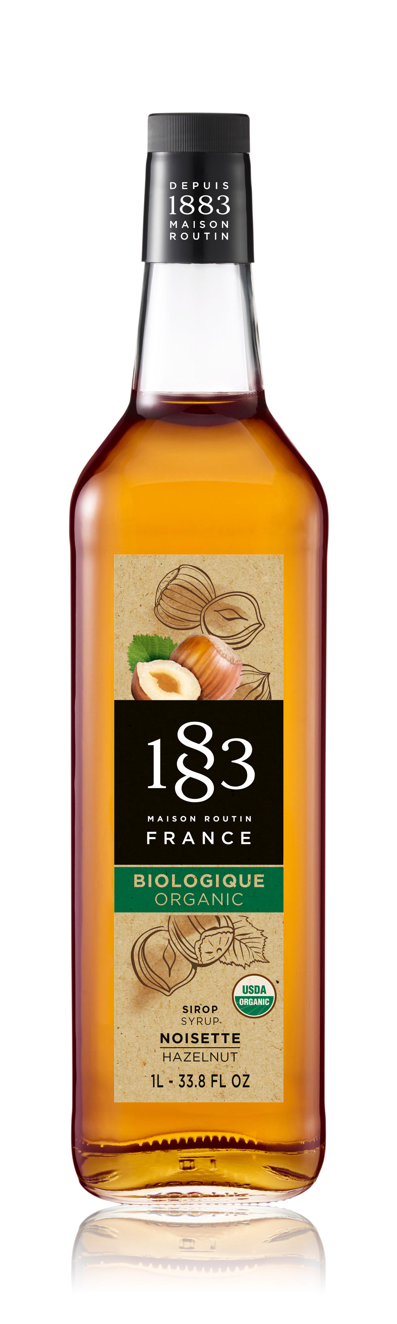 1883 Syrup Organic Hazelnut 