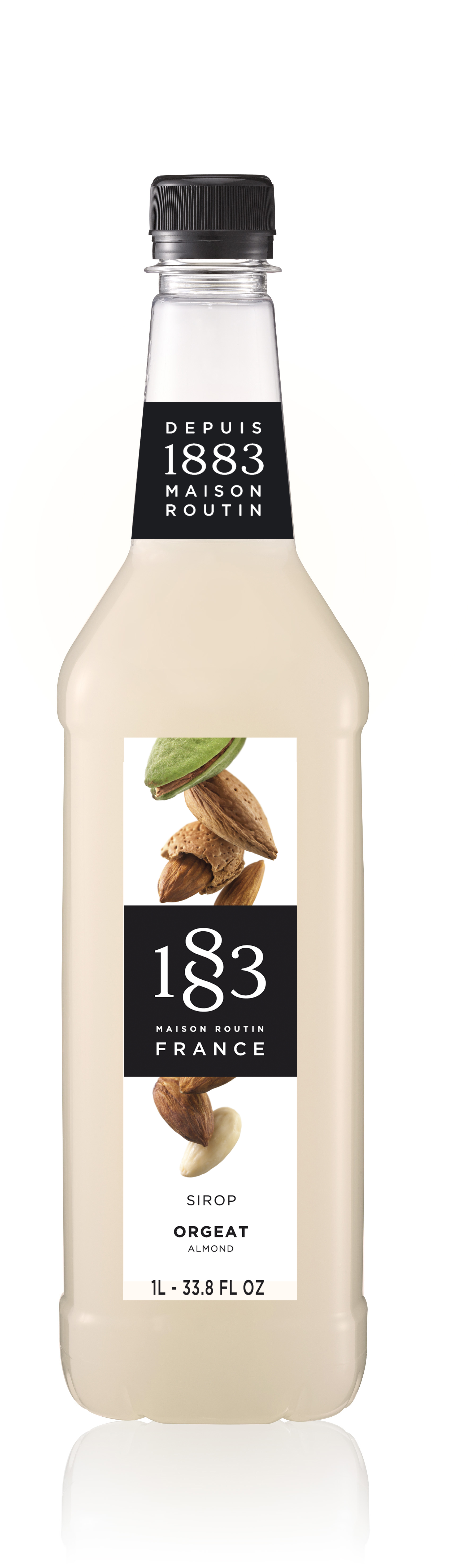 1883 Syrup Almond  1L PET Plastic Bottle