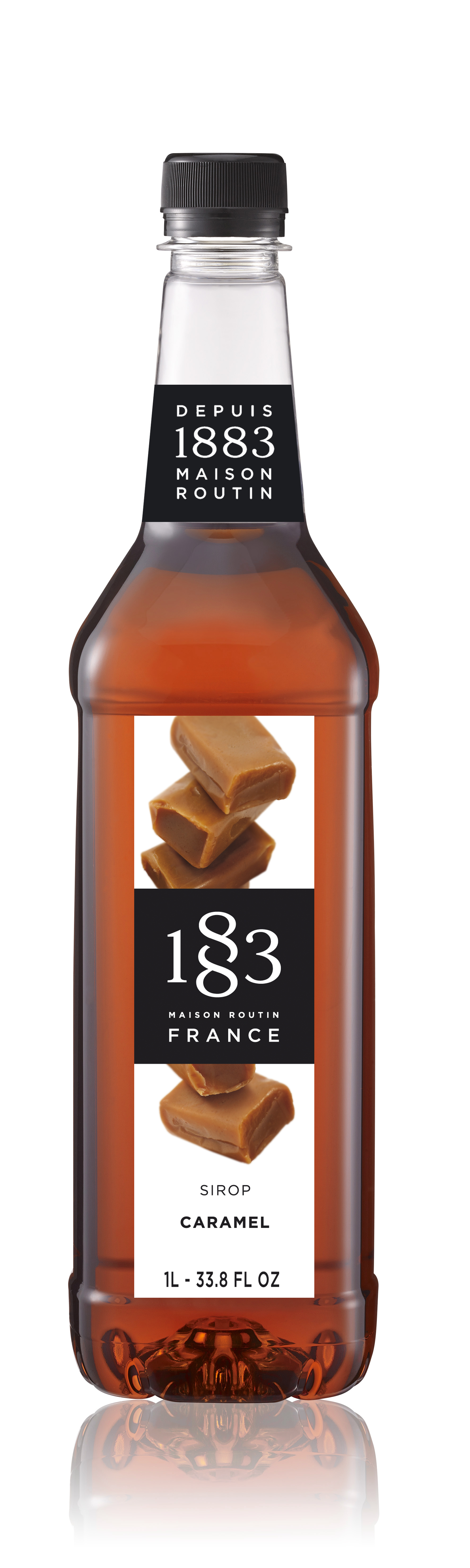 1883 Syrup Caramel 1L PET Plastic Bottle