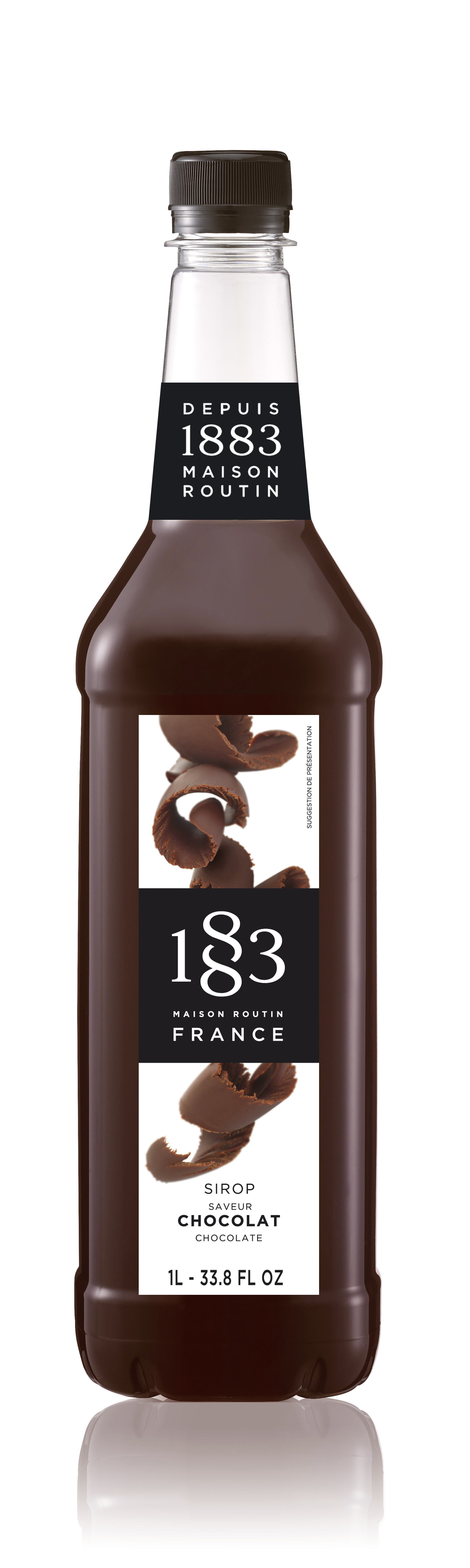 1883 Syrup Chocolate 1L PET Plastic Bottle