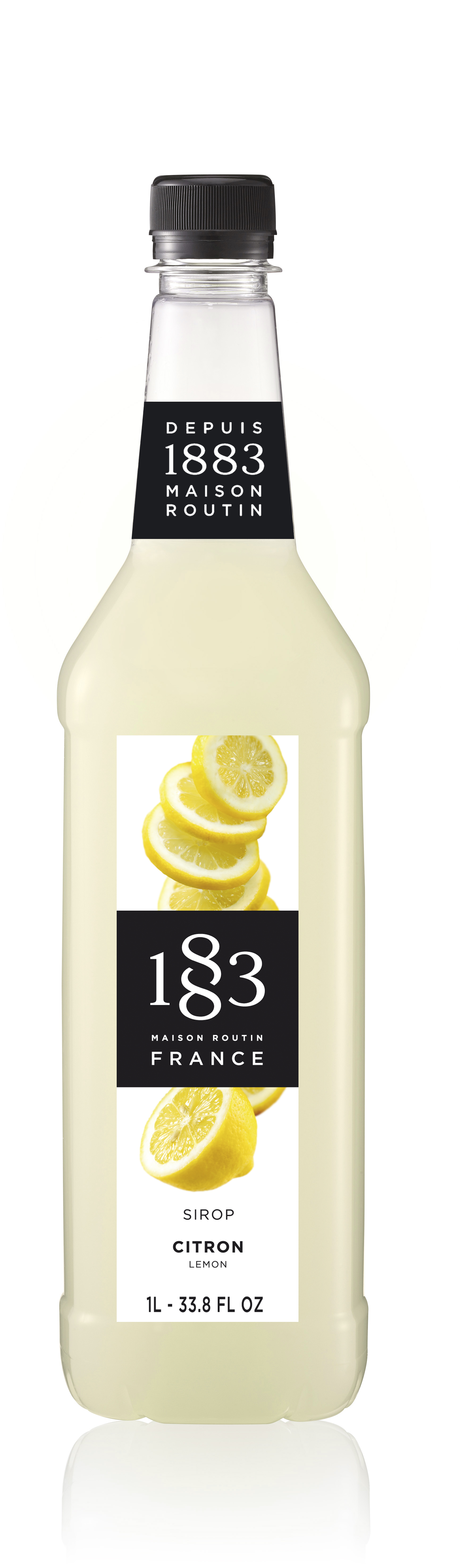 1883 Syrup Lemon 1L PET Plastic Bottle