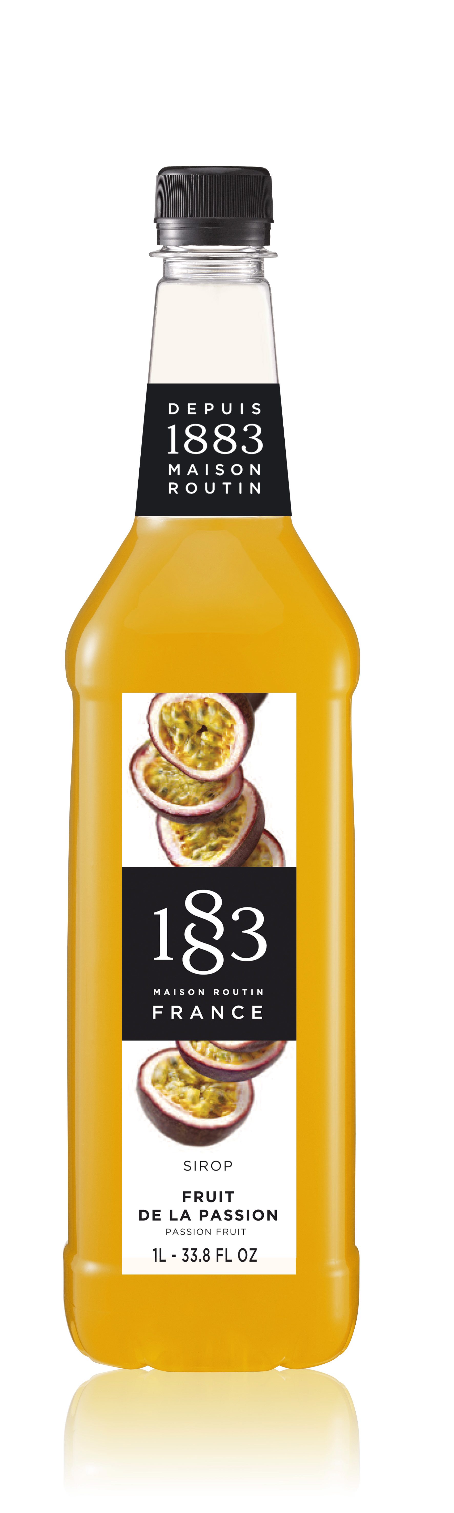 1883 Syrup Passion Fruit 1L PET Plastic Bottle