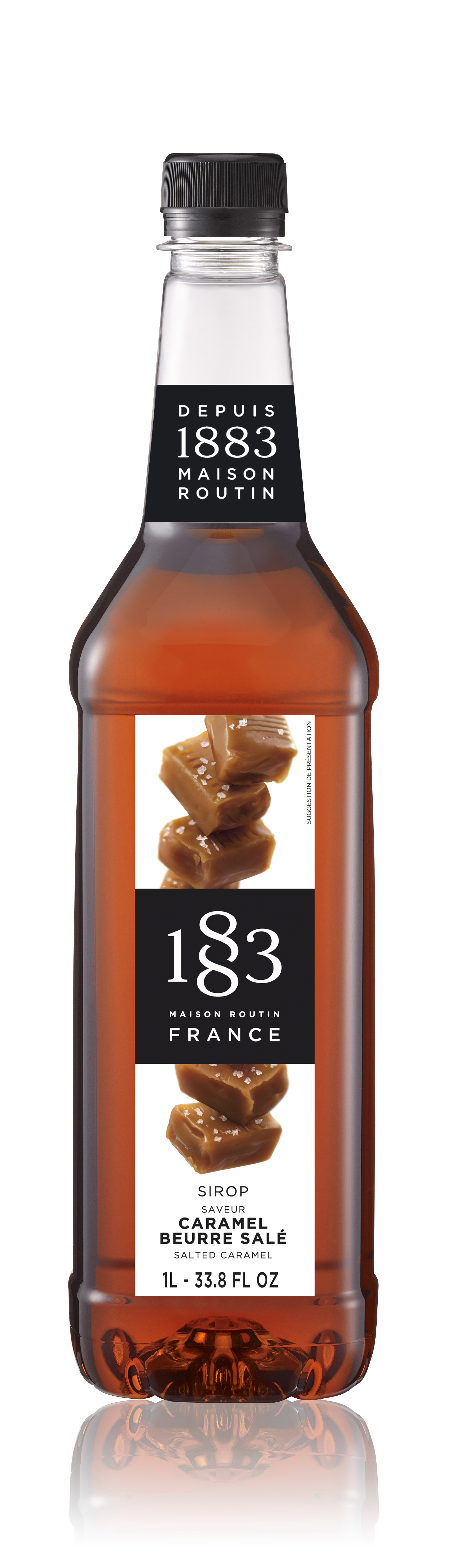 1883 Syrup Salted Caramel 1L PET Plastic Bottle